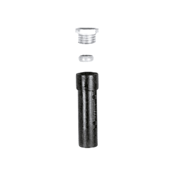 Ground socket for  48 mm tubular post | Tightening ring